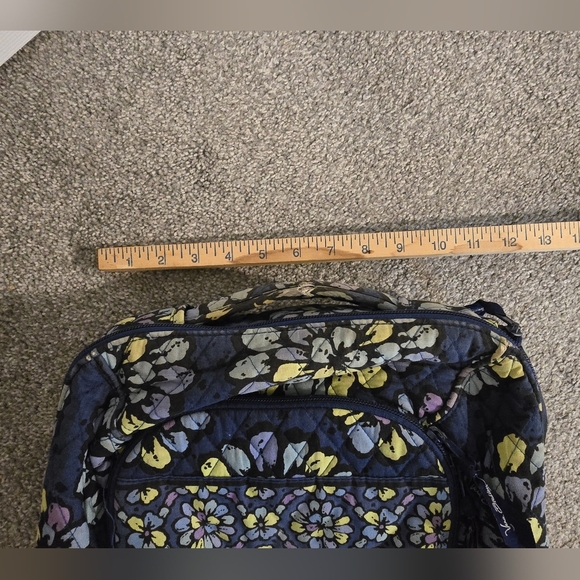 Vera Bradley Indigo Pop Blue Quilted Backpack - Picture 4 of 10